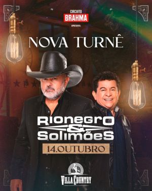 Rionegro e Solimões retornam ao Villa Country para show épico na sexta-feira, 14 de outubro