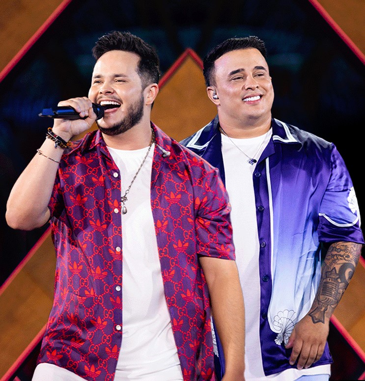 MATHEUS & KAUAN RECEBEM WESLEY SAFADÃO, XAND AVIÃO E MARI FERNANDES EM 