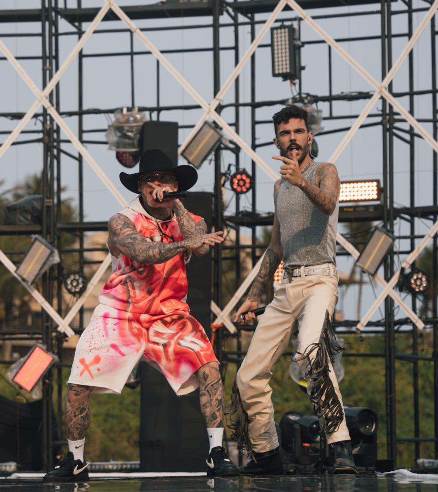  Luan Pereira grava música inédita com MC Pedrinho para DVD de 10 anos de carreira do funkeiro