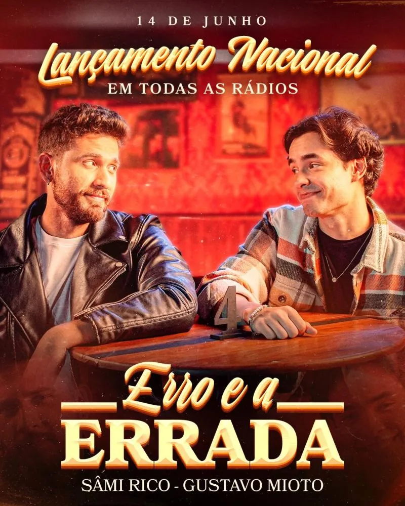 Sâmi Rico lança música com participação de Gustavo Mioto