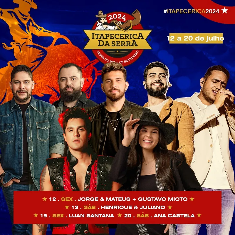 Festa do Peão de Boiadeiro de Itapecerica da Serra começa neste final de semana 