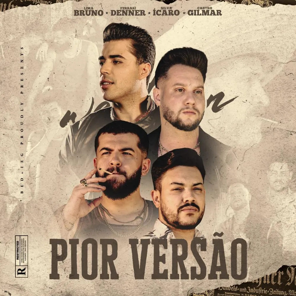 A dupla sertaneja Bruno & Denner lançam o single "Pior Versão" com participação de Ícaro & Gilmar