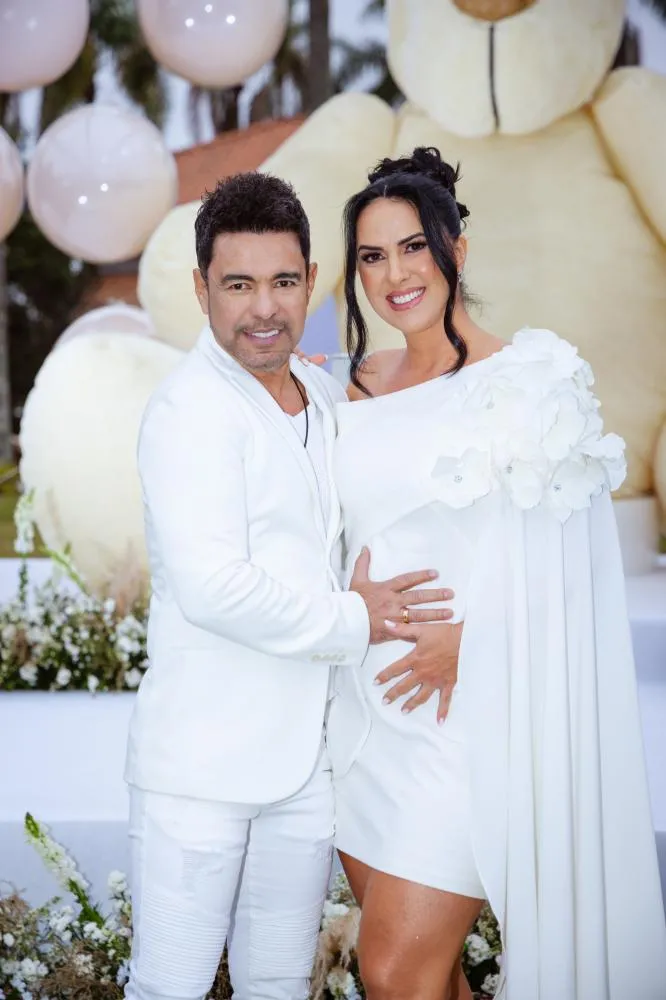 Zezé Di Camargo e a Graciele se casam em meio a chá revelação de herdeira 