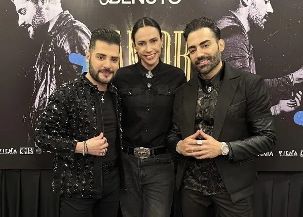 Com joias avaliadas mais de meio milhão e looks exclusivos, Guilherme e Benuto gravam projeto audivisual