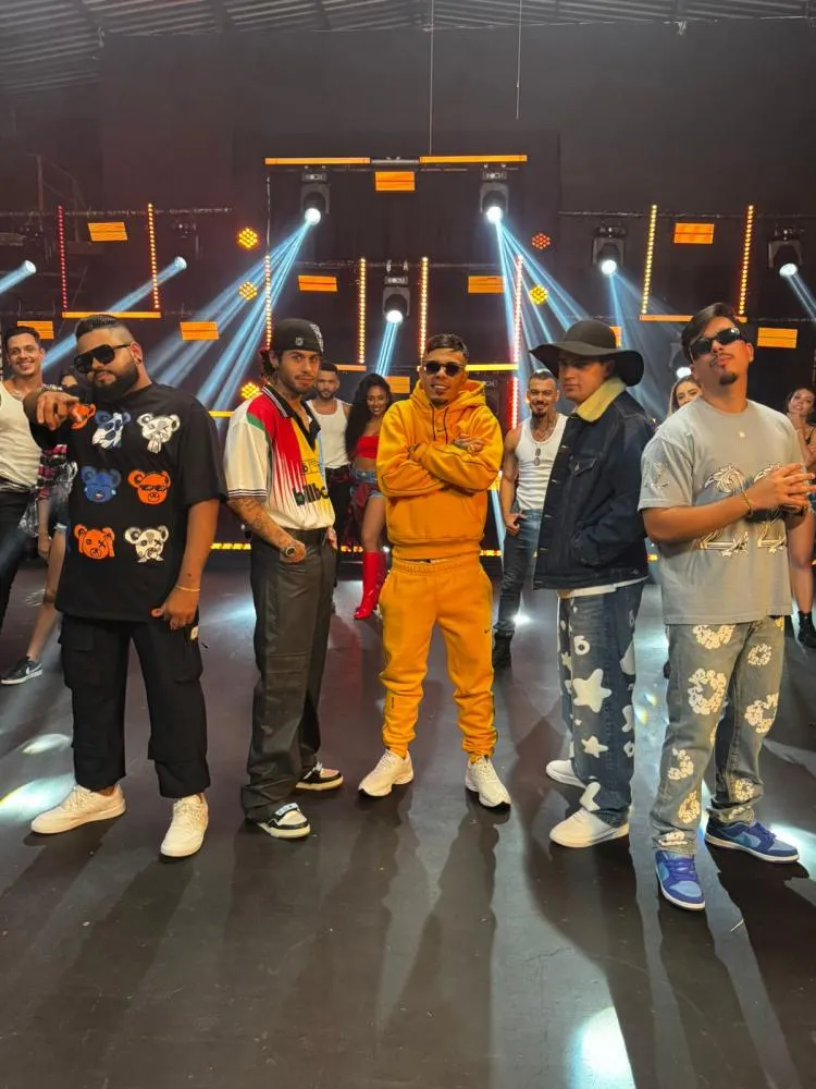 MC Tuto e DG & Batidão Stronda recebe Zé Felipe e Natanzinho Lima na GR6 para gravação de clipe de próximo lançamento