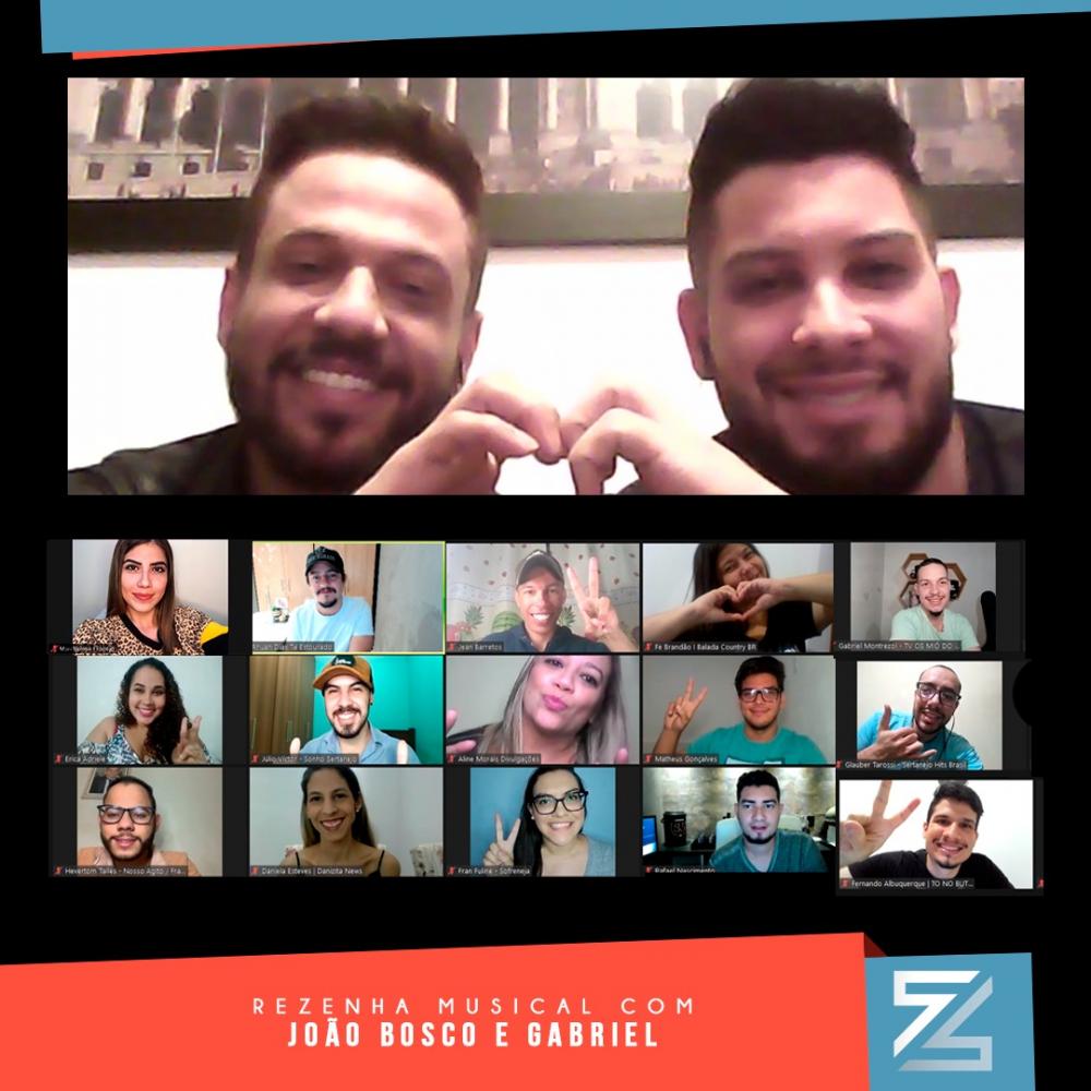 ReZenha musical recebe João Bosco e Gabriel